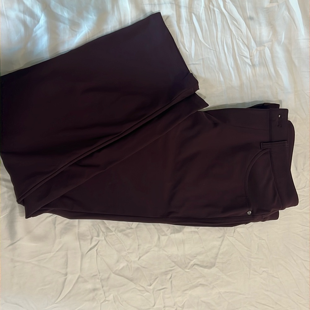 Maroon lululemon abc pants. Look brand new!